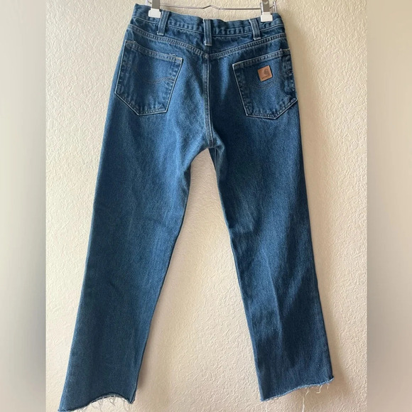 Carhartt vintage 32x31 baggy jeans 90s retro straight loose relaxed raw work - Picture 10 of 12